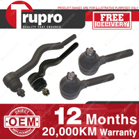 4 Pcs Trupro Outer Inner Tie Rod Ends for TOYOTA CORONA RT104.RT118 1974-8/78