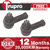 2 Pcs Trupro LH+RH Outer Tie Rod Ends for HYUNDAI EXCEL X1 X3 S COUPE 86-00