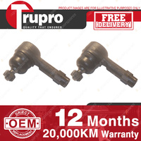 2 Pcs Trupro LH+RH Outer Tie Rod Ends for HYUNDAI LANTRA KF 05/91-07/93