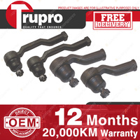 4 Pcs Outer Inner Tie Rod for MAZDA 1300 FAMILLIA PRESTO FA3T RX7 SA22C TK 1600