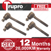 4 Outer Inner Tie Rod for NISSAN NAVARA 4WD D21 PATHFINDER HYD21 TERRANO R20
