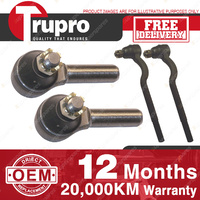 4 Outer Inner Tie Rod for TOYOTA DYNA 100 HIACE LH50 51 60 61 70 71 YH80 LH80