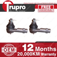 2 Pcs Trupro Tie Rod Ends for Mitsubishi FTO GP GR GS Mirage LA LB CE Libero RVR