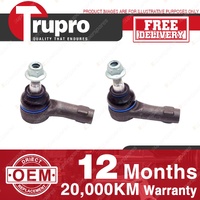 2 Pcs Trupro Tie Rod Ends for Porsche Cayenne S 92A 9PA Cayman S 987 2003-2018