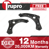 2 Pcs Trupro Front Lower Control Arms for Nissan Almera Latio March Micra Note