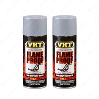 2 x VHT Flame Proof High Heat Header And Exhaust Spray Paint Grey Primer SP100