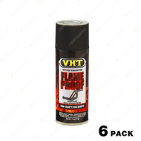 6 x VHT Flame Proof High Heat Coating Header And Exhaust Spray Paint Black SP102