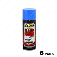 6 x VHT Flame Proof High Heat Coating Header And Exhaust Spray Paint Blue SP110
