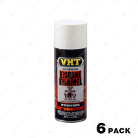 6 x VHT Engine Enamel High Temperature Auto Spray Paint 312g White SP129