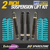 2" 50mm Lift Kit Webco Shock Dobinsons Coil Springs for Landcruiser 70 90-93