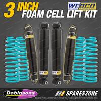 3" Lift Kit Foam Cell Shocks Dobinsons Coil for Toyota Landcruiser 80 105 Series