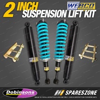 2" 50mm Easy Lift Kit Webco Shocks Dobinsons Coil Shackle for Isuzu D-max 20-on