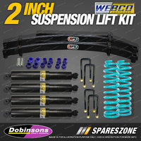 2 Inch Lift Kit Webco Shock EFS Leaf Dobinsons Coil Spring for Jeep Cherokee XJ