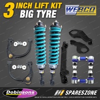3" Big Tyre Lift Kit Complete Strut Dobinsons Coil for Mitsubishi Triton MQ
