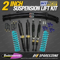 2" Lift Kit Shock Absorbers Dobinsons Coil EFS Leaf for Mitsubishi Triton MR