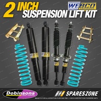 2" 30mm Easy Lift Kit Dobinsons Coil Extended Shackle for Mitsubishi Triton MR