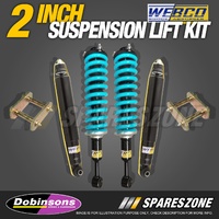 2" 50mm Easy Lift Kit Webco Shocks Dobinsons Coils for Foton Tunland 12-on