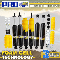 6 Pcs Front + Rear 2" Lift Foam Cell Shock Absorbers for Ford F100 F150 80-96