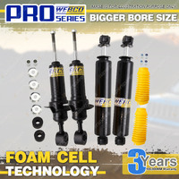 Front + Rear 2" Lift Foam Cell Shock Absorbers for Nissan Navara D40 Coil Front