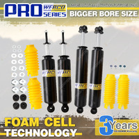 Front + Rear 2" Lift Foam Cell Shock Absorbers for Nissan Terrano II R20 97-00