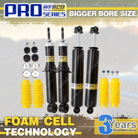 Front + Rear 2" Lift Foam Cell Shock Absorbers for Isuzu D-max 2020 ON