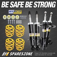 Front + Rear Lower Shock Absorbers Coil for Holden Commodore VF 6 Cyl Sedan Ute
