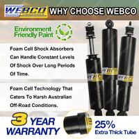 2" 50mm Foam Cell Lift Kit Webco Shocks Lovells Coils for Toyota Landcruiser 200