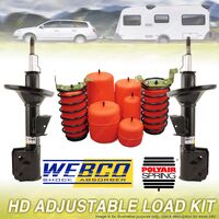 Rear Webco Shock Airbag Adjustable Load Kit 450kg for NISSAN MAXIMA J31 V6 sedan
