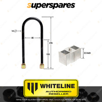 Whiteline Rear 2.5" Lowering Block Kit KLB108-25 for CHEVROLET COLORADO RC