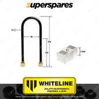 Whiteline Rear 2.0 Inch Lowering Block kit for ISUZU PICKUP KB/KBD 20 40 Series