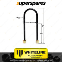 Whiteline Rear Spring u bolt kit for ISUZU PICKUP RODEO TFR TFS Premium Quality