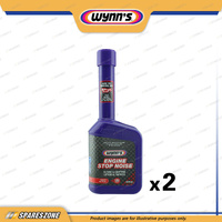 2 x Wynn's Engine Stop Noise 325ML - Provides Friction and Wear Protection