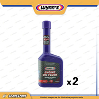 2 x Wynn's Engine Oil Flush - Dissolves Contaminants From Vital Engine Parts