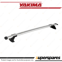 Yakima Aero Through Bar Silver 135cm Single - Roof Rack Bar Locks Securely