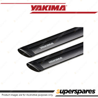 2 x Yakima JetStream Bars S 127cm Black - Aluminium Roof Rack Bar