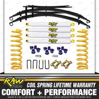 RAW Shock Coil Spring Leaf Spring for NISSAN PATROL Y61 GU 2"50mm Lift Kit 500KG