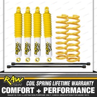RAW Torsion Bars Coil Springs for Landcruiser 100 SERIES 2"50mm Lift Kit 250KG