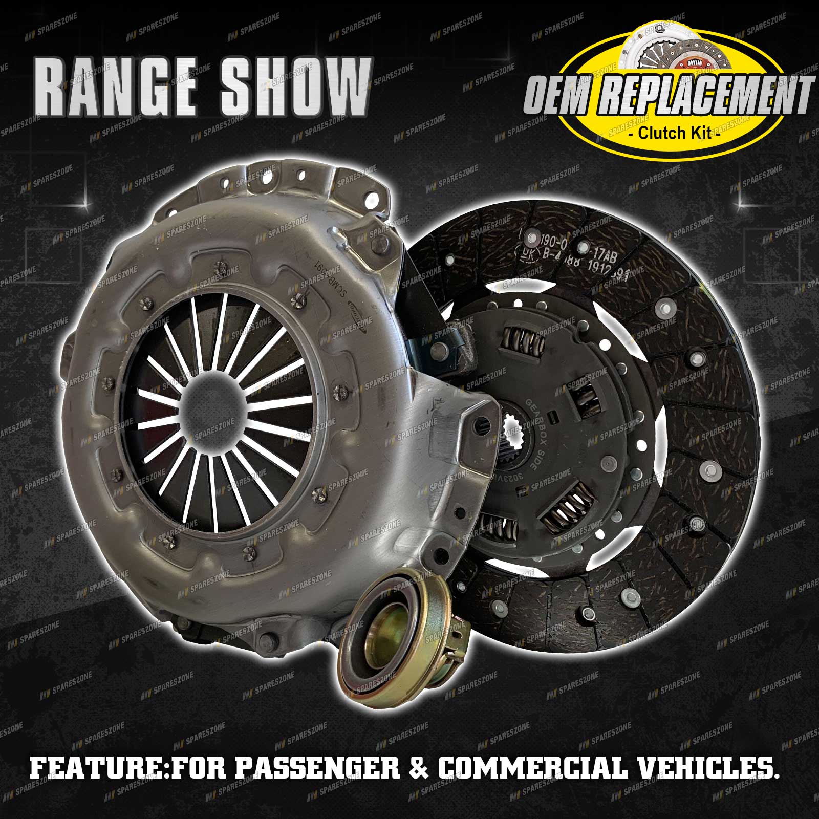 OEM Clutch Kit for Holden Barina TK SF086 TK SF486 TK SF696 1.6L 220mm