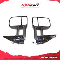2 x Door Mirrors with Electric Signal Light On Cover for VW Amarok 2009-2023
