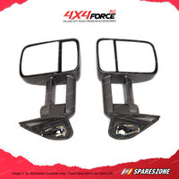 2 x Door Mirrors with Electric Signal Light On Cover for Isuzu D-Max 20-On