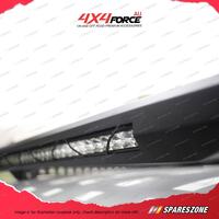 220x125cm Roof Rack Flat Platform & LED Light Bar for Mitsubishi Pajero V97 V98