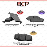 4Pcs Rear Ceramic Disc Brake Pads for Citroen C2 JM C3 FC HB A3 C4 DS3 DS4
