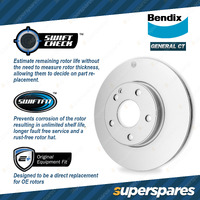 Rear Bendix GCT Brake Rotors + Pads for Peugeot 4008 2.0L 110kW FWD 2013-2017