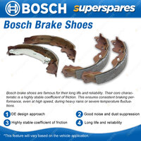 Rear BCP Brake Drums + Bosch Brake Shoes for Toyota Landcruiser BJ40 BJ43 3.0L