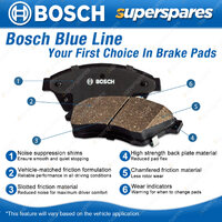 Front + Rear BCP Disc Rotors Bosch Brake Pads for Subaru Liberty BP GT-B 2.5L