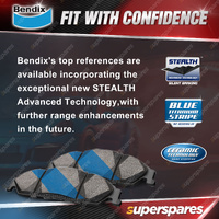 Front Brembo Disc Rotors + Bendix Brake Pads for Mercedes Benz SLK200 R171