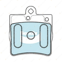 8Pcs Front + Rear Bendix Euro+ Brake Pads Set for Mercedes-Benz SLK 320 R170 3.2