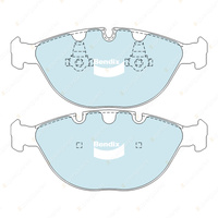 8Pcs Bendix Front + Rear Euro Brake Pads for BMW 523i 530d E60 RWD 140kW 160kW