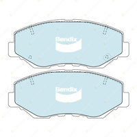 8Pcs Bendix Front + Rear GCT Brake Pads for Honda Accord Euro CU 2013-2015