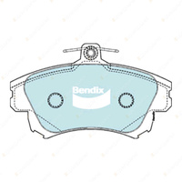 8Pcs Bendix Front + Rear GCT Brake Pads for Mitsubishi Colt RG 1.5L 72kW 04-06